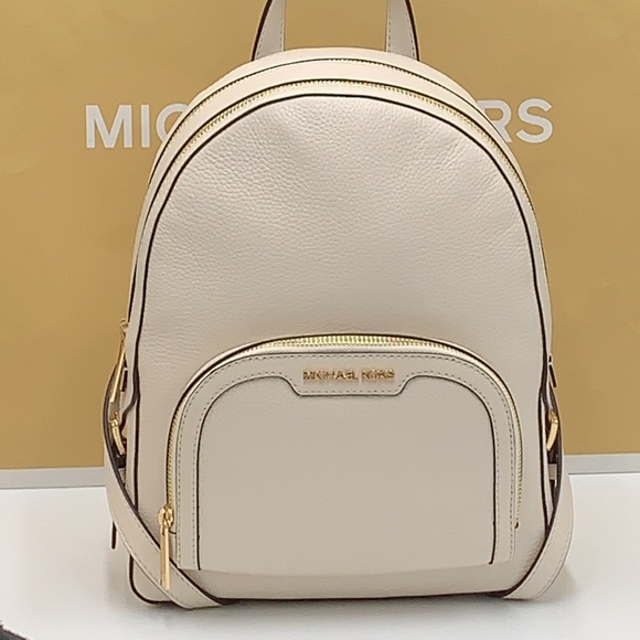 Michael Kors Jaycee Medium Pebbled Leather Backpack
Light Cream - Picture 2 of 13